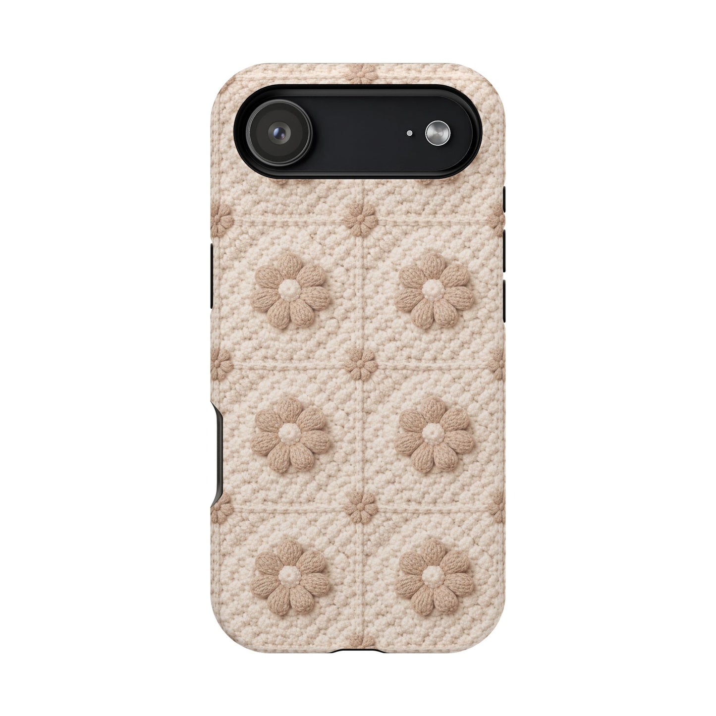 Soft Life Crochet iPhone Case | Diamond Pattern