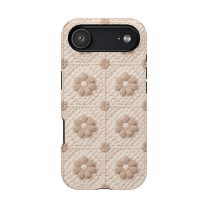 Soft Life Crochet iPhone Case | Diamond Pattern