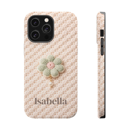 Soft Life Crochet iPhone Case | Floral Design