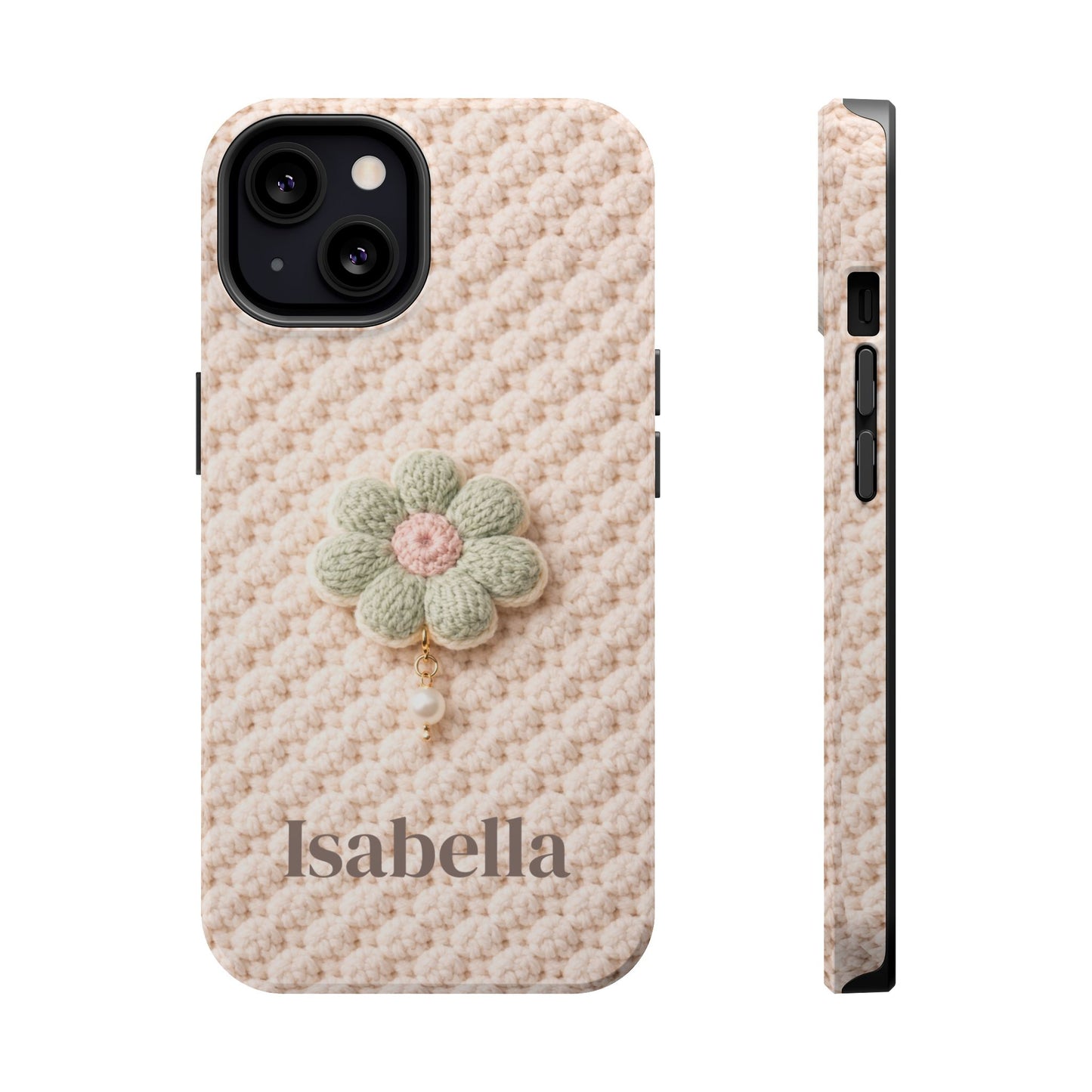 Soft Life Crochet iPhone Case | Floral Design