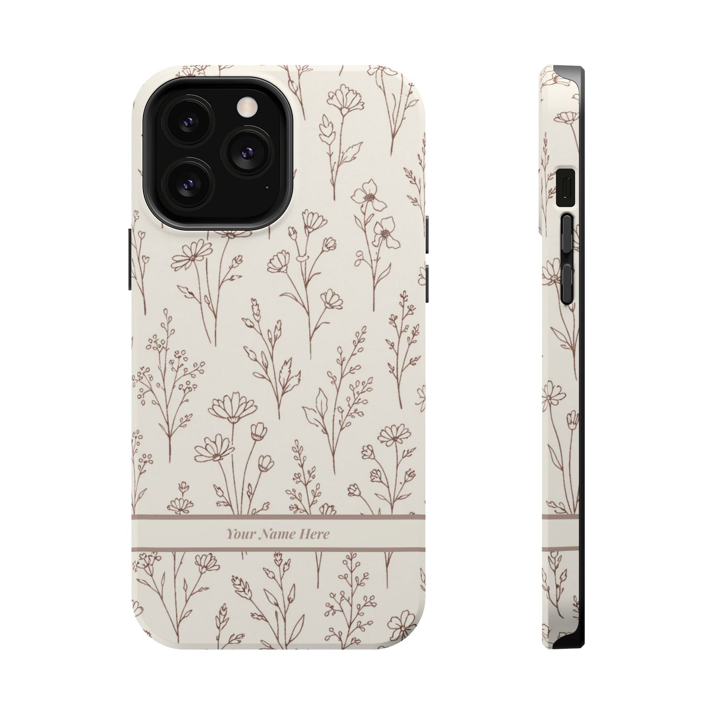 Soft Life Botanical iPhone Case | Personalized