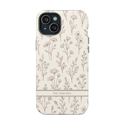 Soft Life Botanical iPhone Case | Personalized