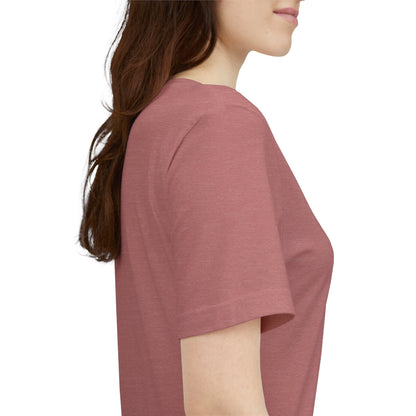 Soft Life Mama t-shirt side profile fit relaxed unisex silhouette