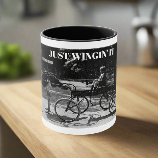 Just Wingin' It Vintage Coffee Mug