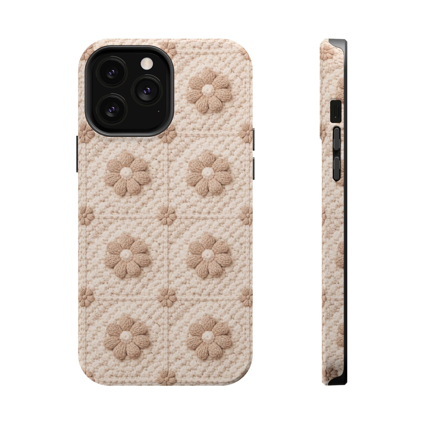 Soft Life Crochet iPhone Case | Diamond Pattern