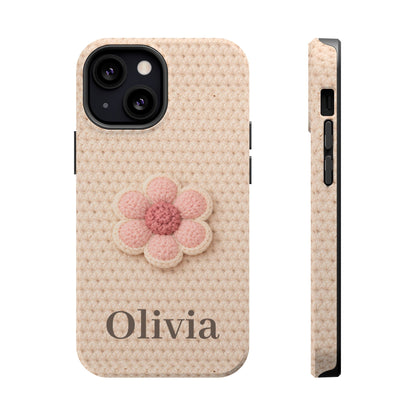 Soft Life Crochet iPhone Case | Personalized