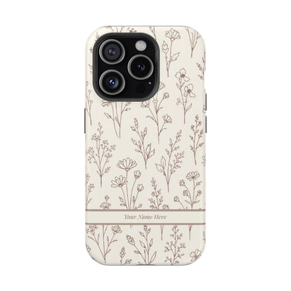 Soft Life Botanical iPhone Case | Personalized