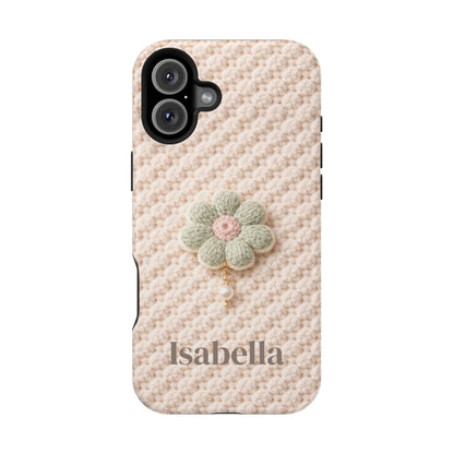 Soft Life Crochet iPhone Case | Floral Design