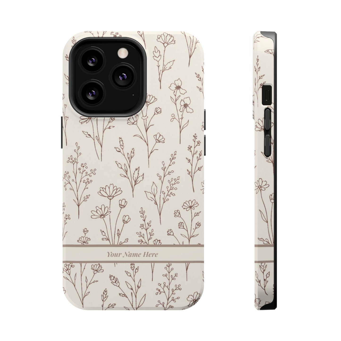 Soft Life Botanical iPhone Case | Personalized