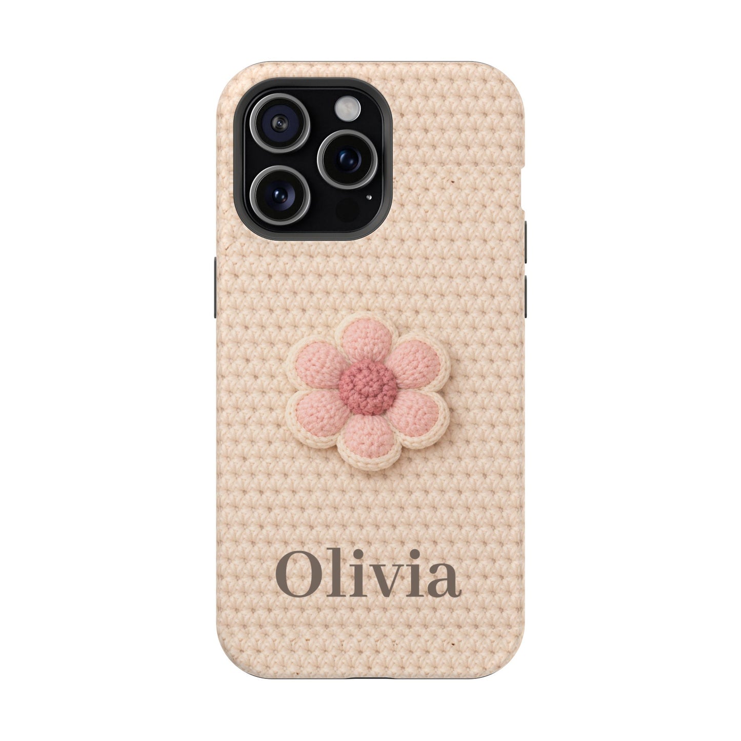Soft Life Crochet iPhone Case | Personalized