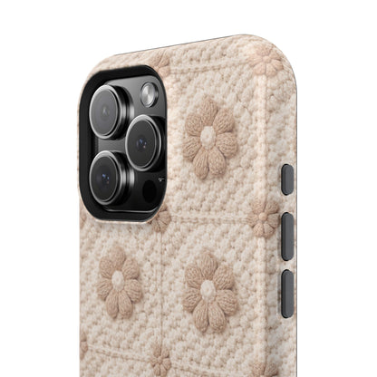 Phone case with floral pattern on a white background