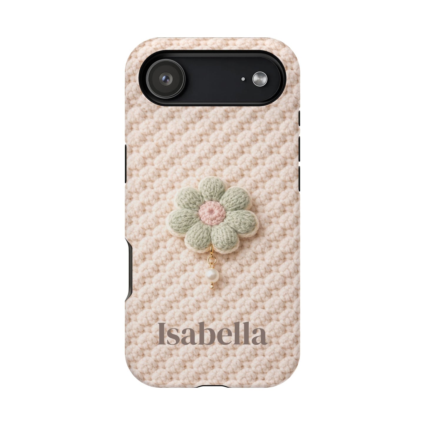 Soft Life Crochet iPhone Case | Floral Design