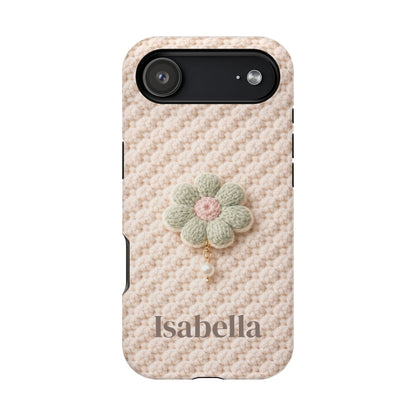 Soft Life Crochet iPhone Case | Floral Design