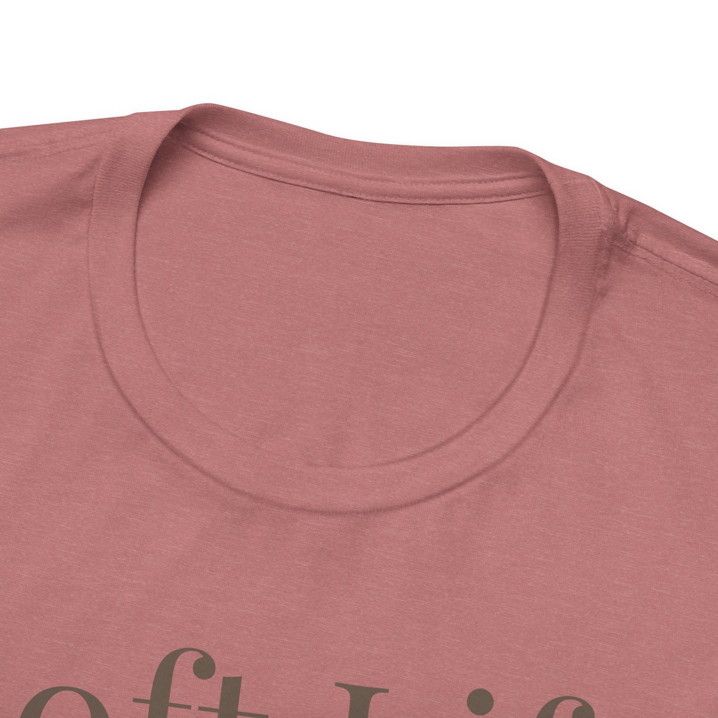 Soft Life Mama shirt close-up soft fabric texture and premium print detail