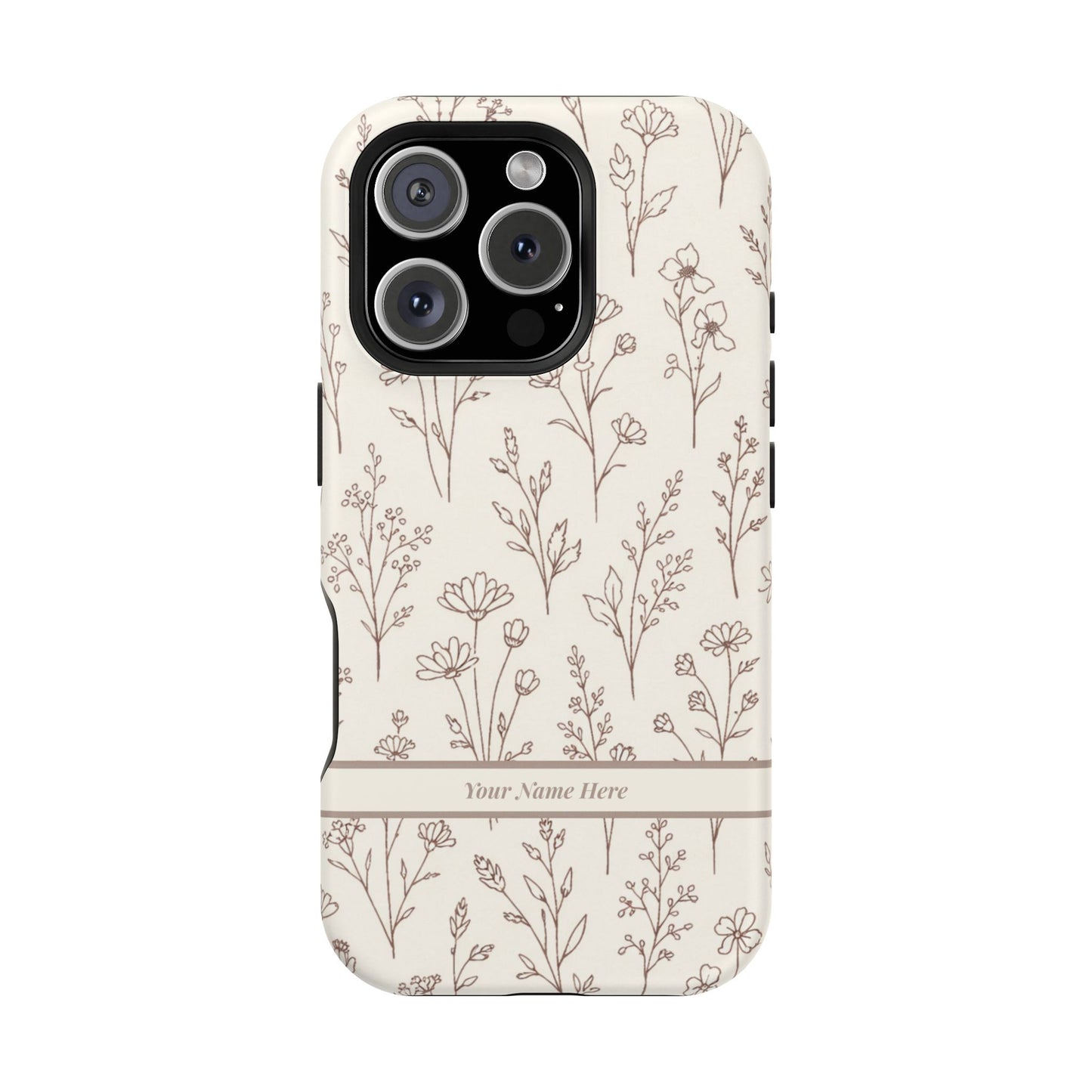 Soft Life Botanical iPhone Case | Personalized