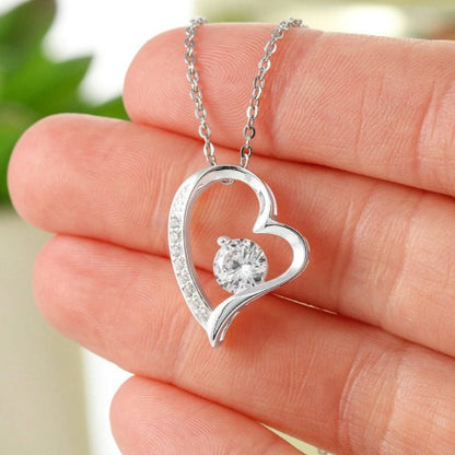 Forever Love Necklace | CZ Heart Pendant