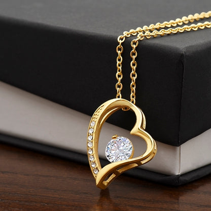 Forever Love Necklace | CZ Heart Pendant