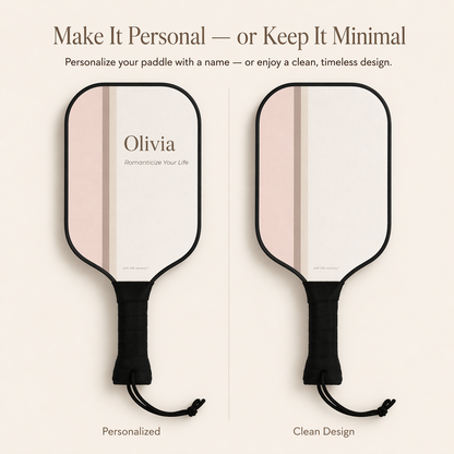 Soft Life Blush Paddle Set | Personalized