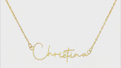 Signature Name Necklace | Script Pendant
