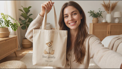 Live Gently Tote | Canvas Bag