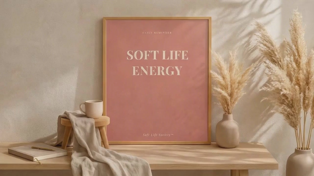 Soft Life Energy poster promo video