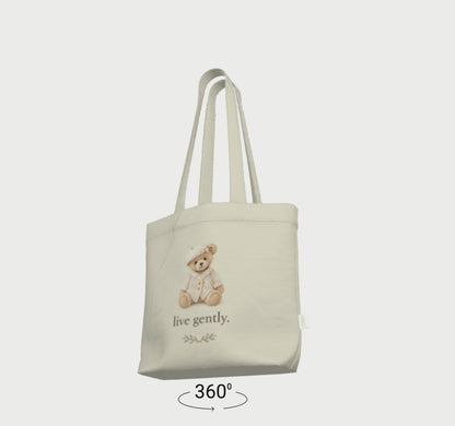 Live Gently Tote | Canvas Bag