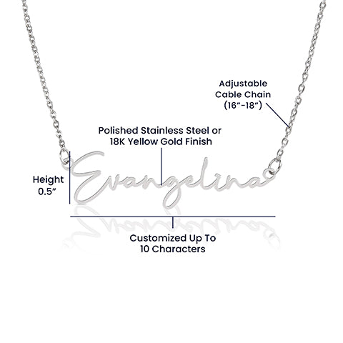 Signature Style Name Necklace | Soft Life Society Collection